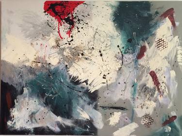 Original Abstract Expressionism Abstract Paintings by WABI SABI CON MOJO CH K