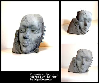 Blinded By The Past - concrete sculpture thumb