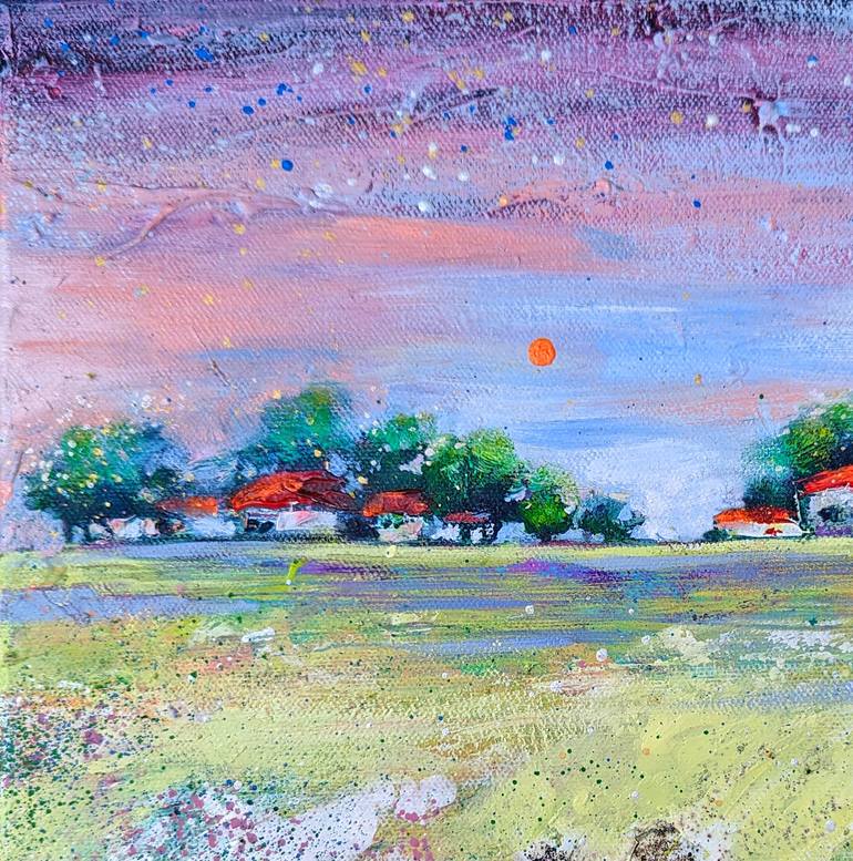 Original Contemporary Landscape Painting by Calina Lefter