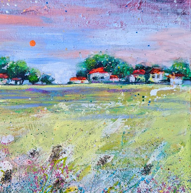 Original Contemporary Landscape Painting by Calina Lefter