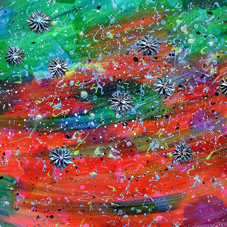 Original Abstract Nature Painting by Calina Lefter