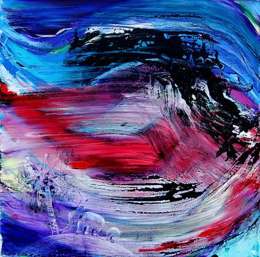 Original Fine Art Abstract Paintings by Calina Lefter
