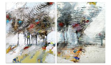 Original Abstract Nature Paintings by Calina Lefter