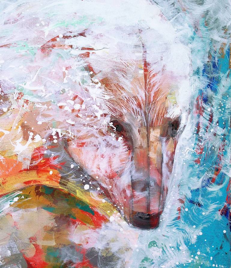 Original Animal Painting by Calina Lefter