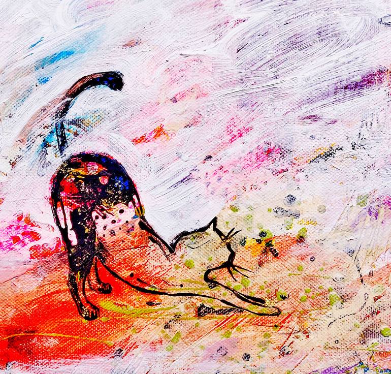 Original Animal Painting by Calina Lefter