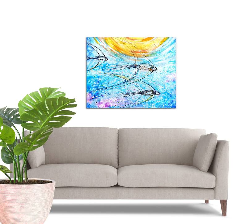 Original Nature Painting by Calina Lefter