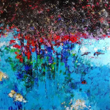 Original Abstract Expressionism Abstract Paintings by Calina Lefter