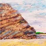 Sea shore Coast / oil seascape / Black Rock / Porthmadog by Calina Lefter