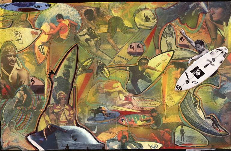 History Of Modern Surf Part 1 Collage By Michael Torquato