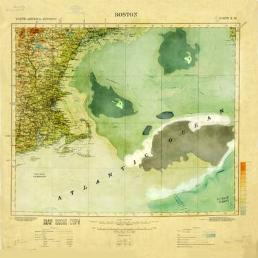 "Boston Harbor Pirate Treasure Map" by Kitsune Kowai thumb