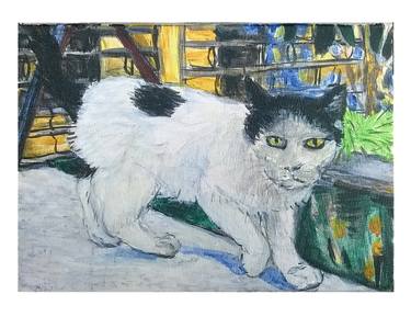 Print of Fine Art Cats Paintings by Isidora Ficovic