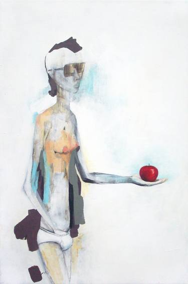 Original Abstract Expressionism Erotic Paintings by Jaelah Kuehmichel