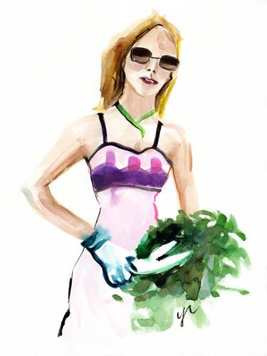 Fashion illustration_Garden Girl thumb