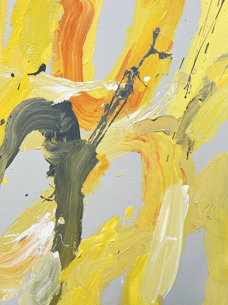 Original Abstract Expressionism Abstract Painting by Sofiia Kupetska