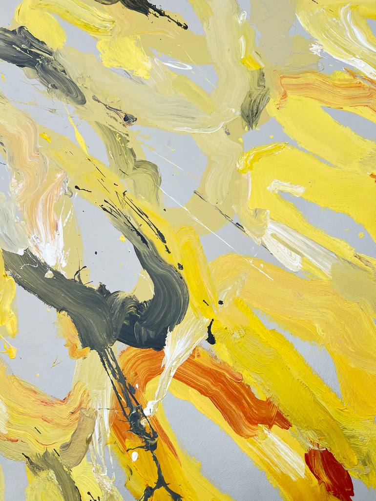 Original Abstract Expressionism Abstract Painting by Sofiia Kupetska