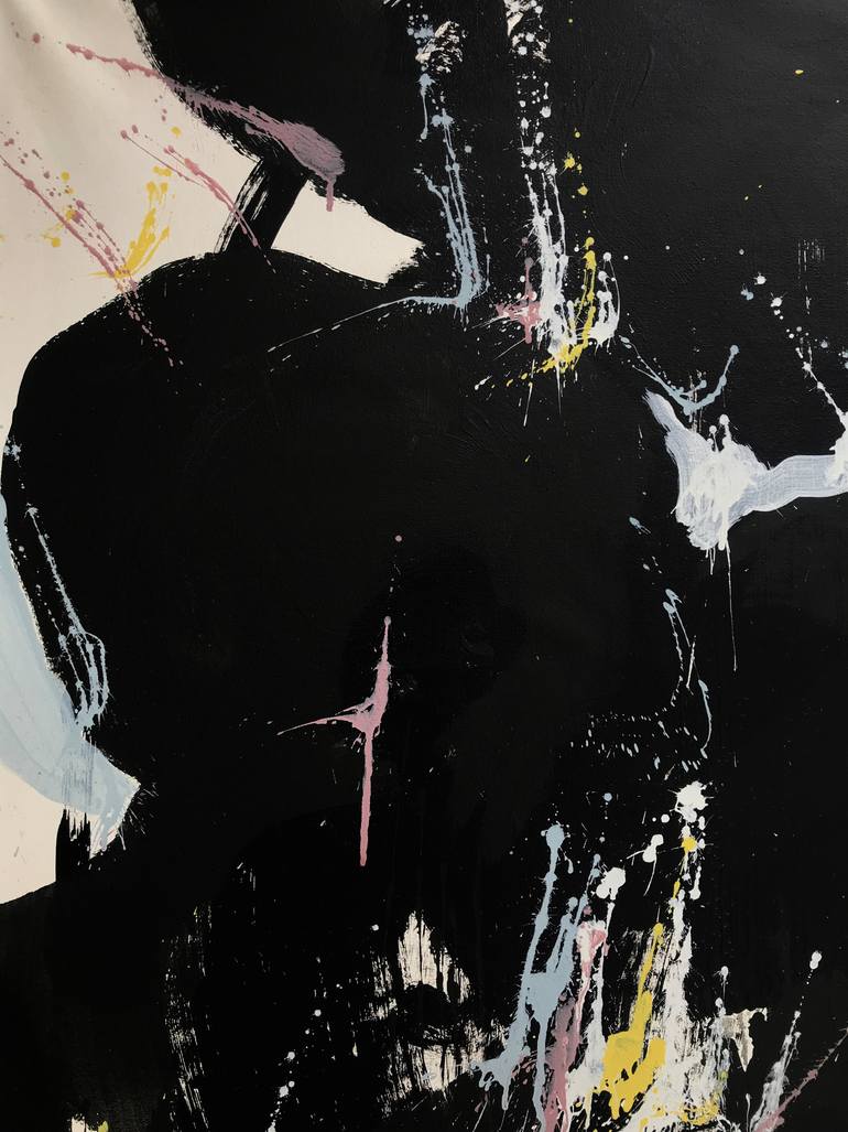 Original Abstract Expressionism Abstract Painting by Sofiia Kupetska