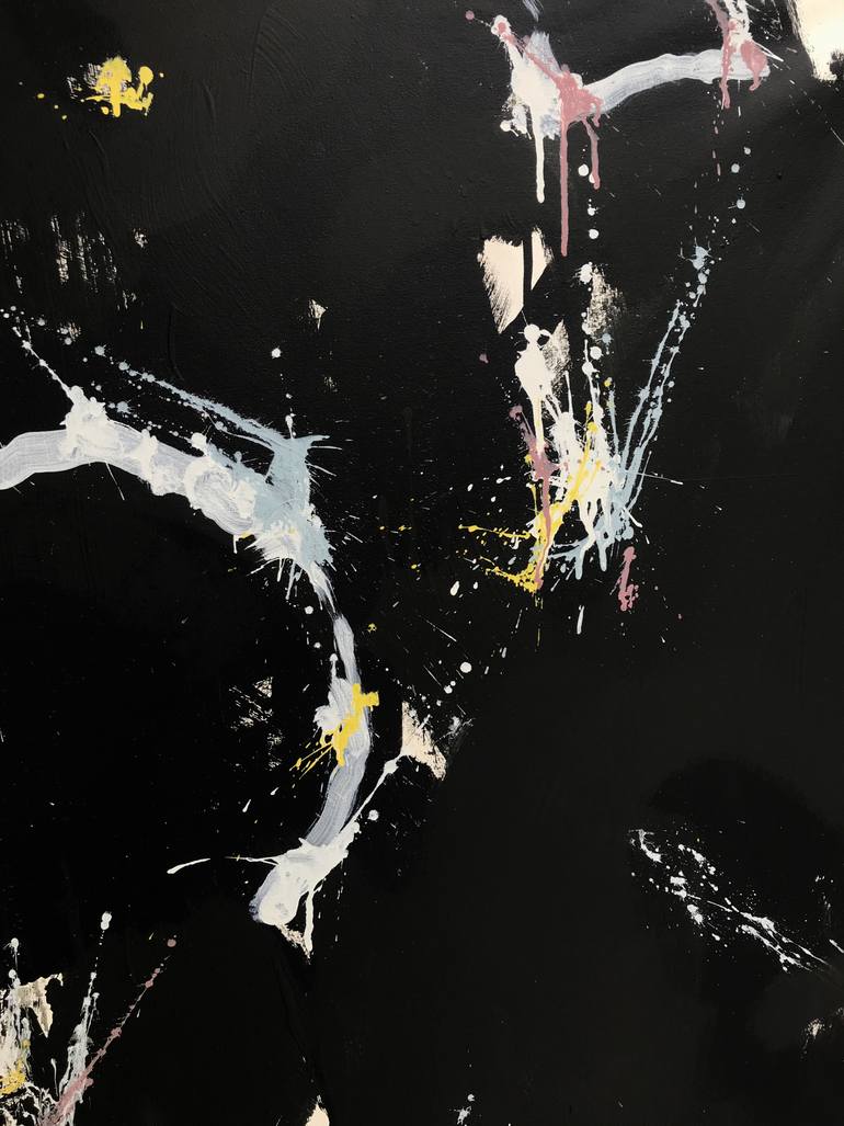 Original Abstract Expressionism Abstract Painting by Sofiia Kupetska