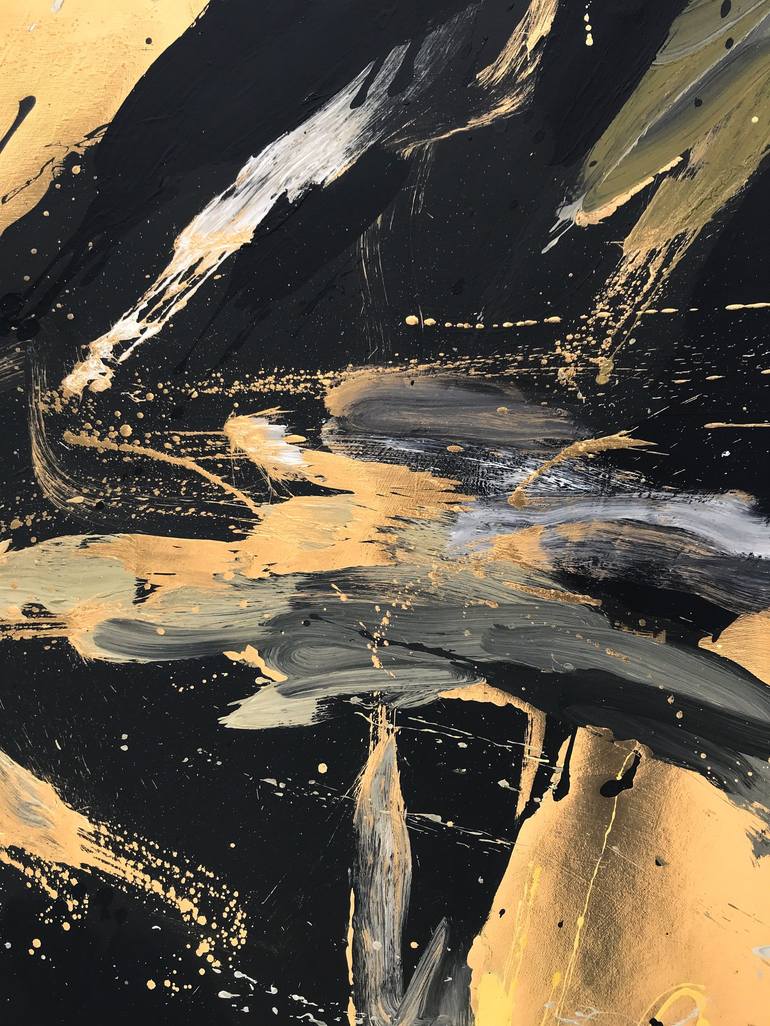 Original Abstract Expressionism Abstract Painting by Sofiia Kupetska