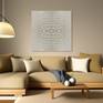 Artwork displayed in a room.