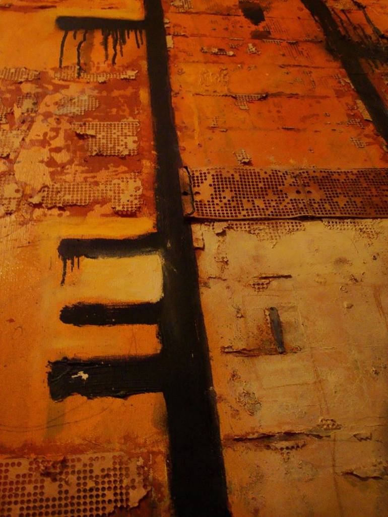 Original Abstract Expressionism Abstract Painting by Marko Davidovic