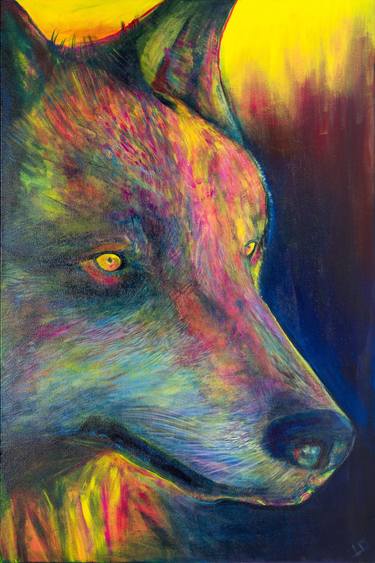 Original Expressionism Animal Paintings by Luca Domiro