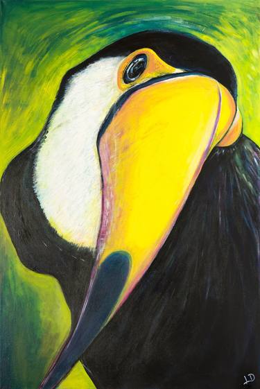 Original Abstract Animal Painting by Luca Domiro