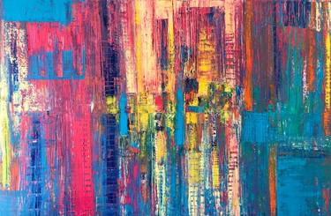 Original Abstract Expressionism Abstract Paintings by Luca Domiro