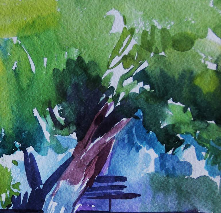 Original Realism Landscape Painting by Alexandra Verkhovskaya