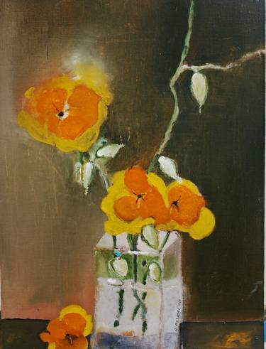 Original Floral Paintings by ali moshiri