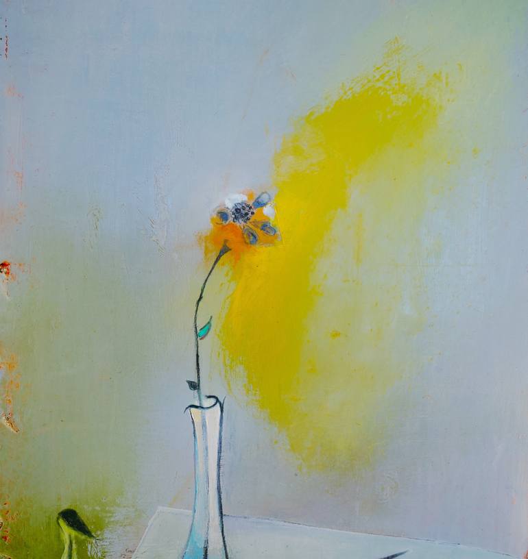 Original Modernism Still Life Painting by Ali Moshiri