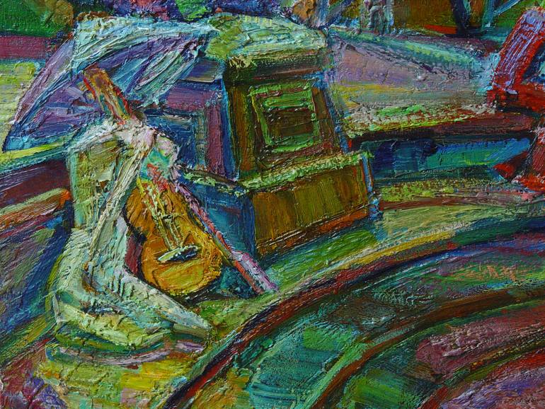 Original Expressionism Landscape Painting by Nikolay Budylin