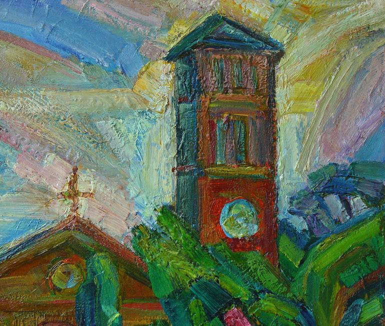 Original Expressionism Landscape Painting by Nikolay Budylin