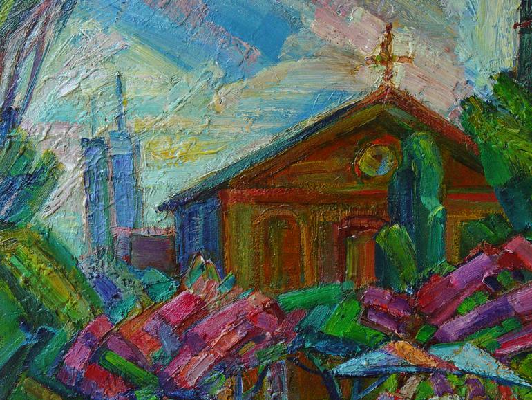 Original Expressionism Landscape Painting by Nikolay Budylin
