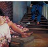 Woman Descending Staircase by Obaji Nyambi