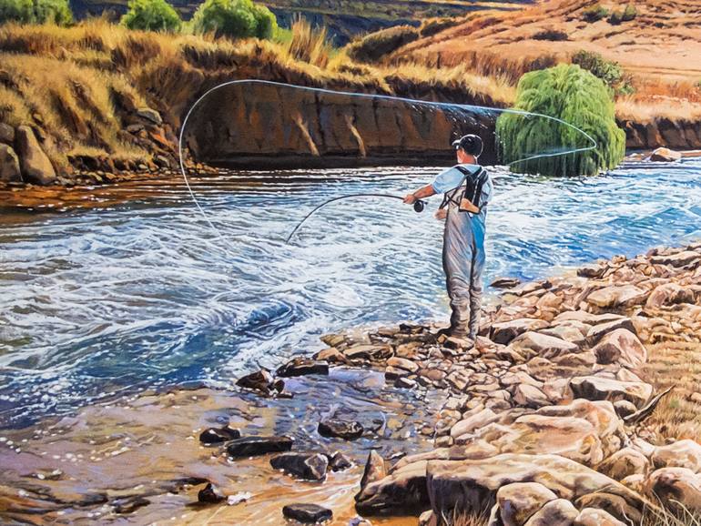 Original Other Landscape Painting by Clive Kirk