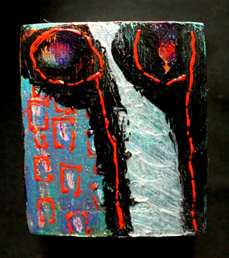 Original Abstract Expressionism Abstract Sculpture by Abrek Bion