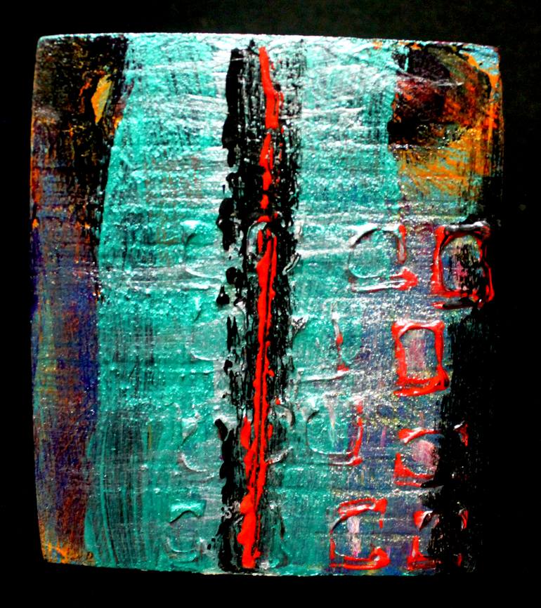 Original Abstract Expressionism Abstract Sculpture by Abrek Bion