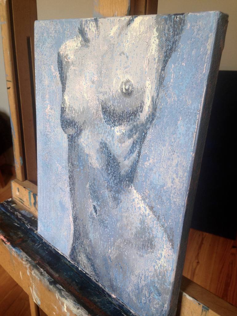 Original Figurative Nude Painting by Jacek Sikora