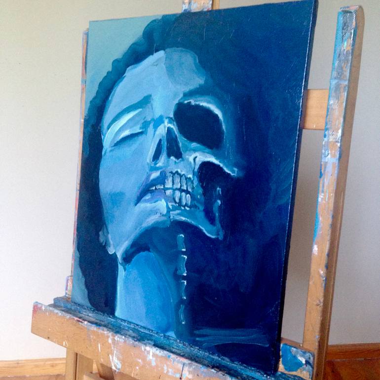 Original Conceptual People Painting by Jacek Sikora