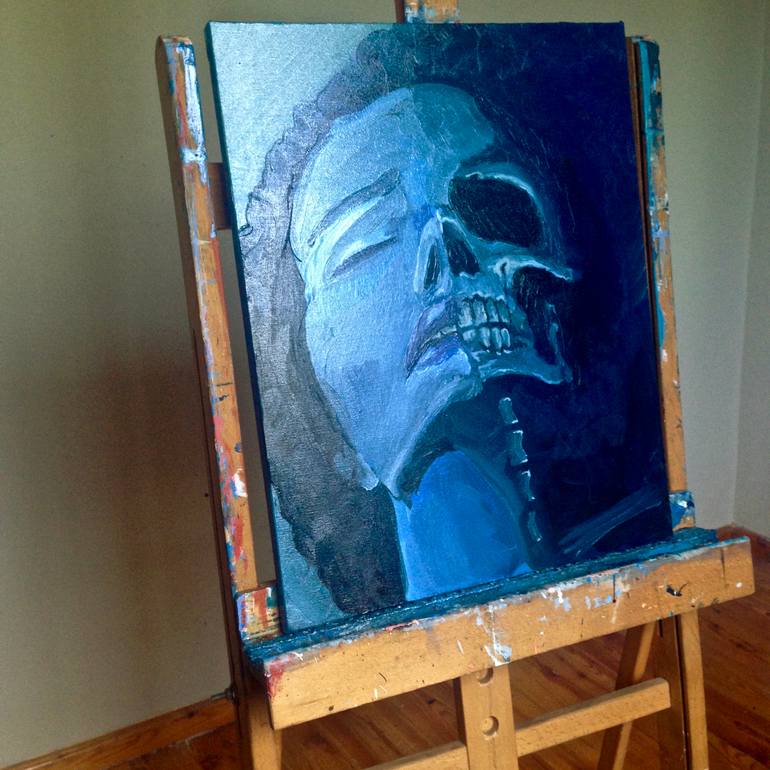 Original Conceptual People Painting by Jacek Sikora
