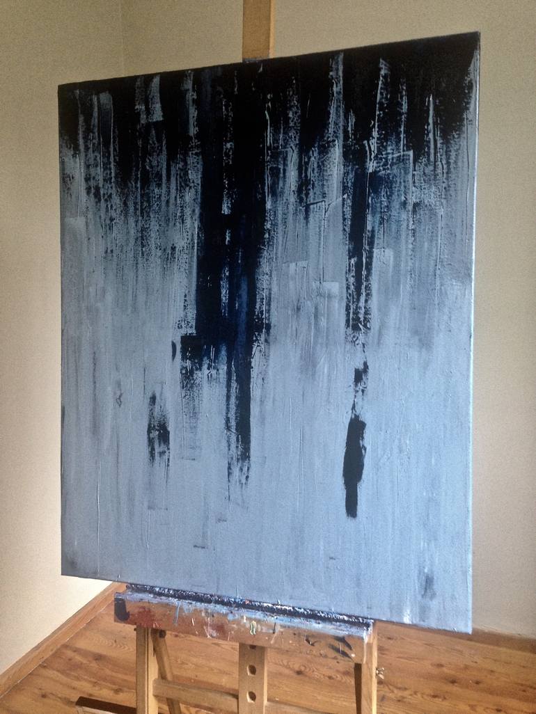 Original Conceptual Abstract Painting by Jacek Sikora