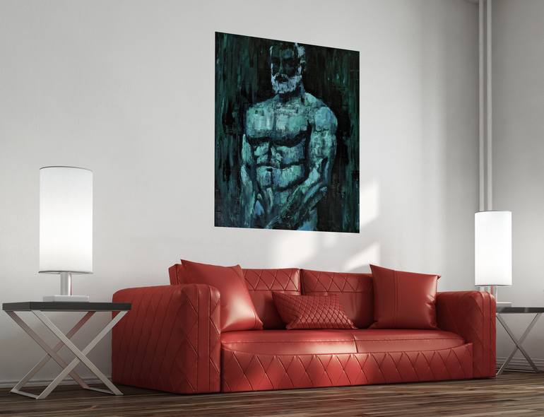 Original Figurative Nude Painting by Jacek Sikora