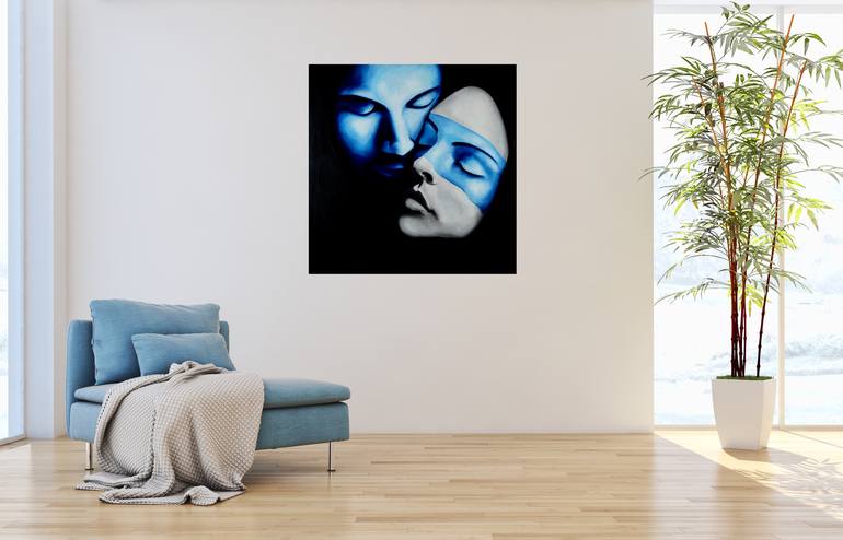 Original Figurative Love Painting by Jacek Sikora