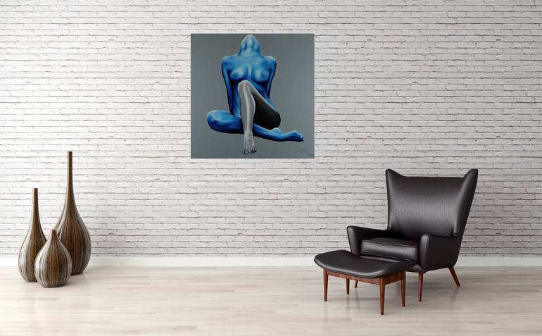 Original Figurative Nude Painting by Jacek Sikora