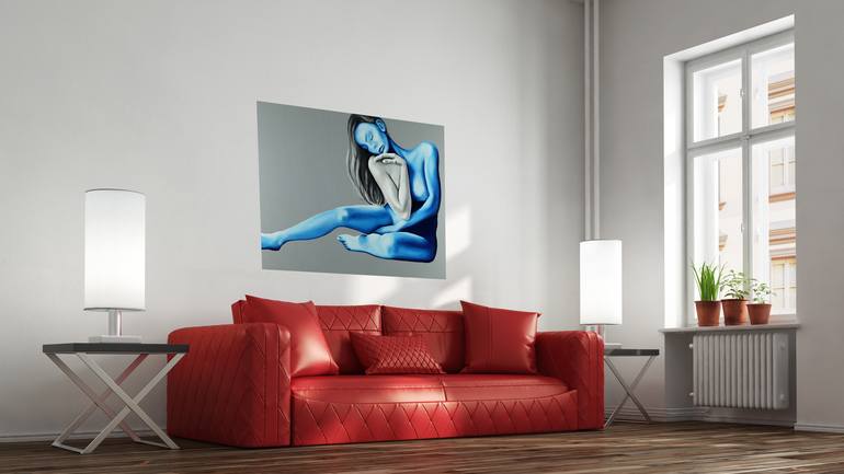 Original Figurative Nude Painting by Jacek Sikora