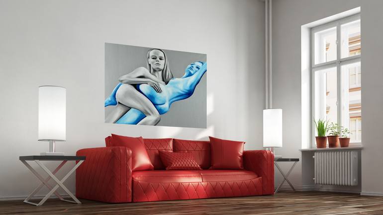 Original Figurative Erotic Painting by Jacek Sikora