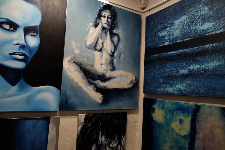 Original Figurative Nude Painting by Jacek Sikora