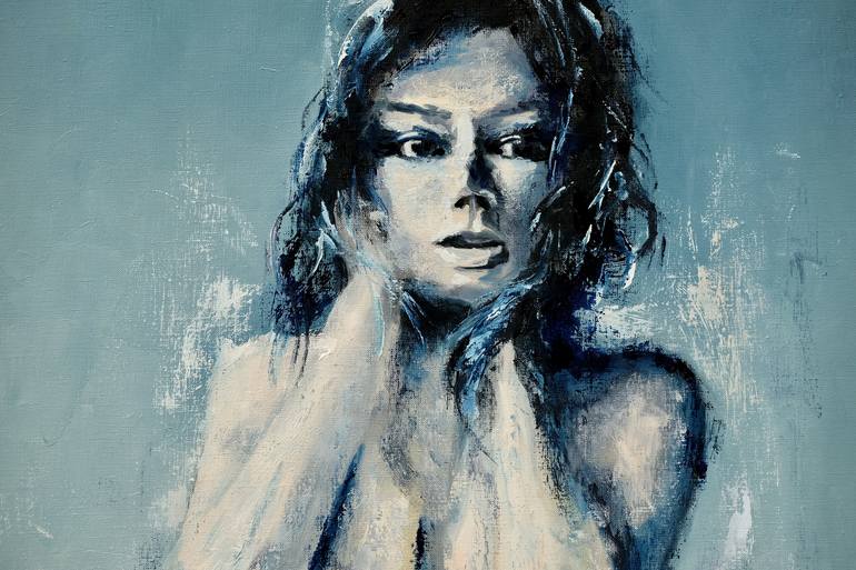 Original Figurative Nude Painting by Jacek Sikora