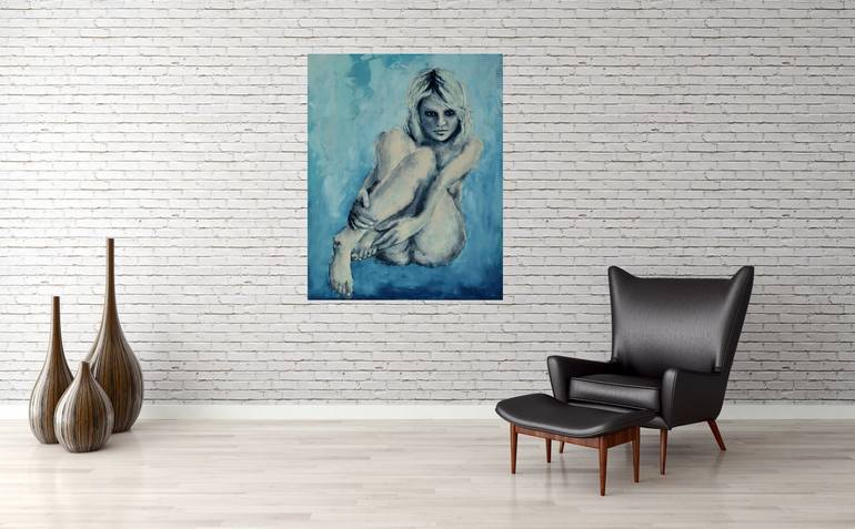 Original Figurative Nude Painting by Jacek Sikora