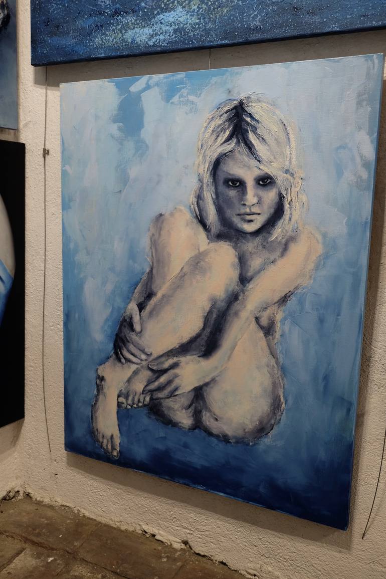 Original Figurative Nude Painting by Jacek Sikora